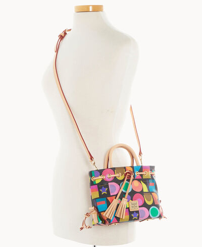 Art Deco Small Tassel Tote