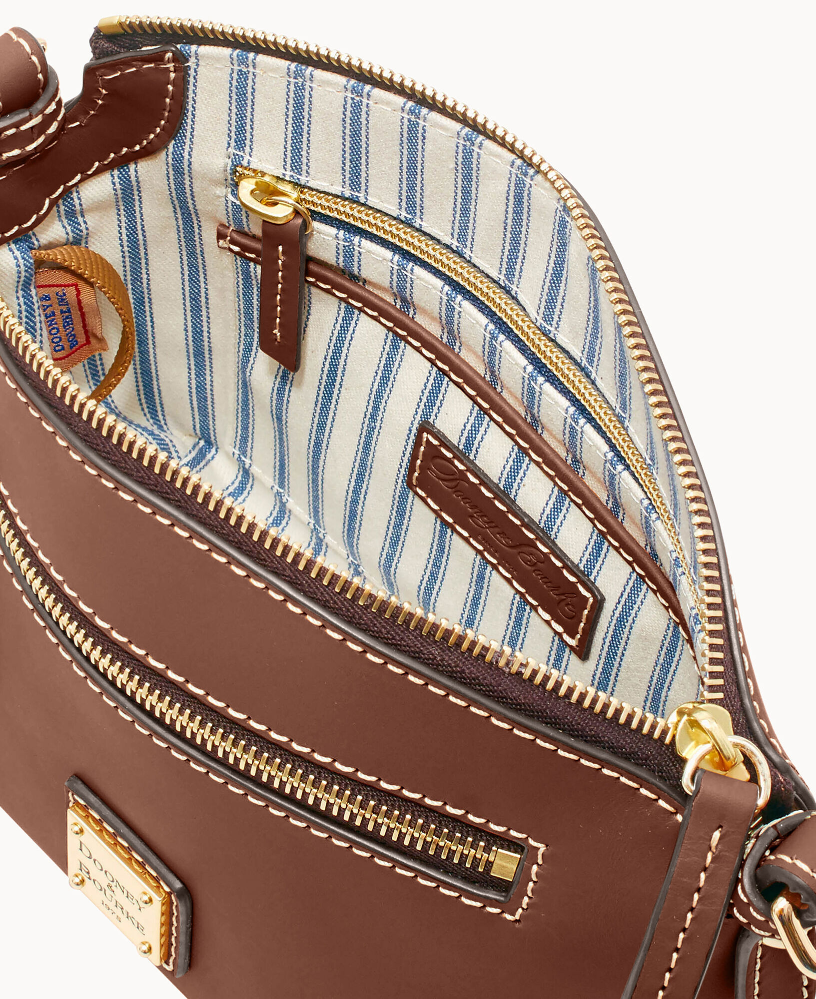 Beacon domed 2024 smooth leather crossbody