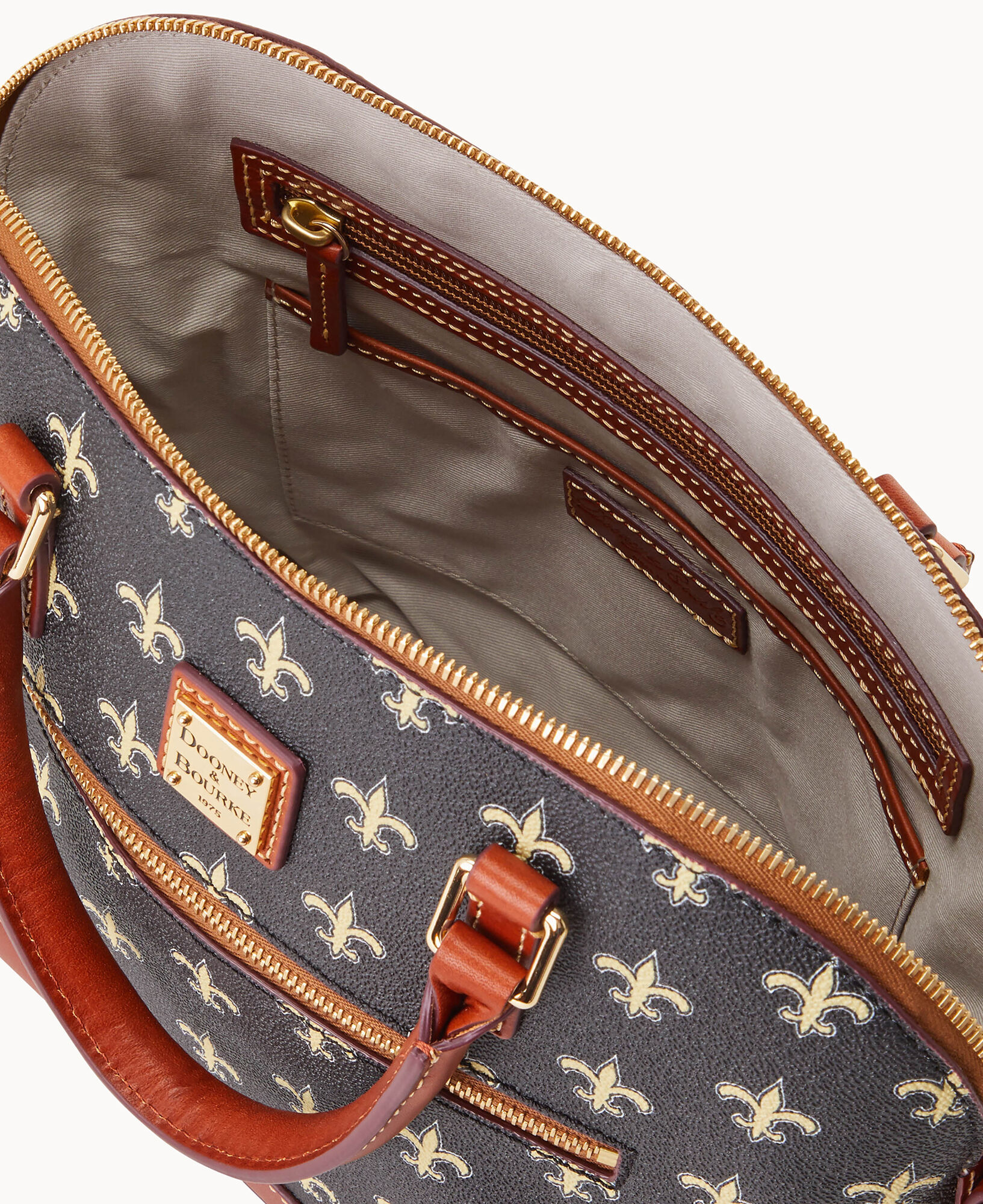 Dooney Bourke NFL Saints Domed Zip Satchel