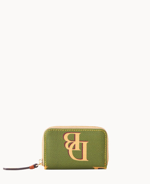 Monogram Zip Around Credit Card Case