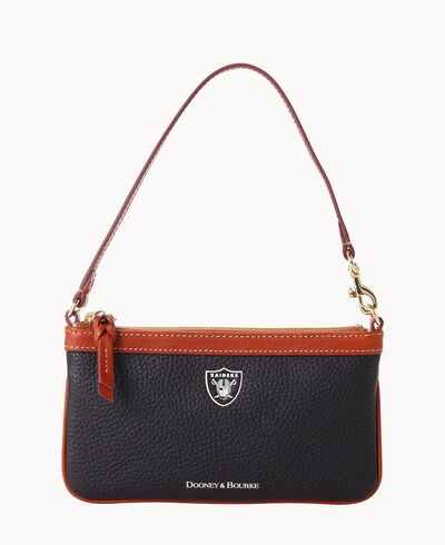 NFL Raiders Large Slim Wristlet