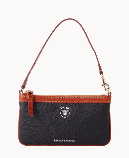 NFL Raiders Large Slim Wristlet