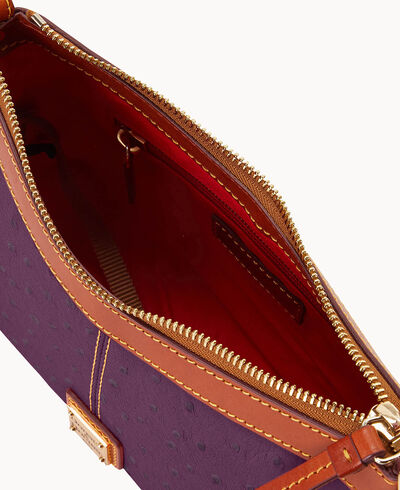 Ostrich Crossbody Pouch