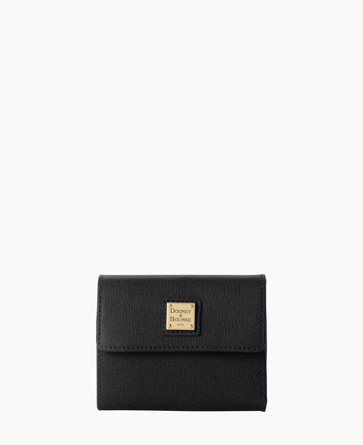 Saffiano Small Flap Wallet