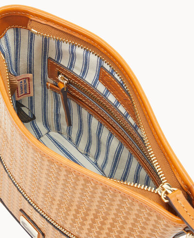 Camden Woven Mini Hobo Crossbody