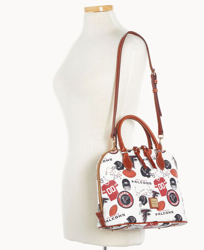 NFL Falcons Zip Zip Satchel