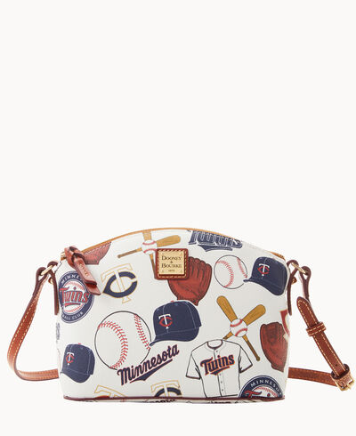 MLB Twins Suki Crossbody Med Wristlet