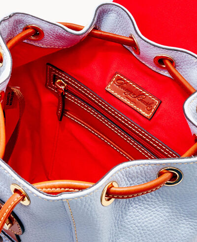 Pebble Grain Medium Backpack & Small Coin Case