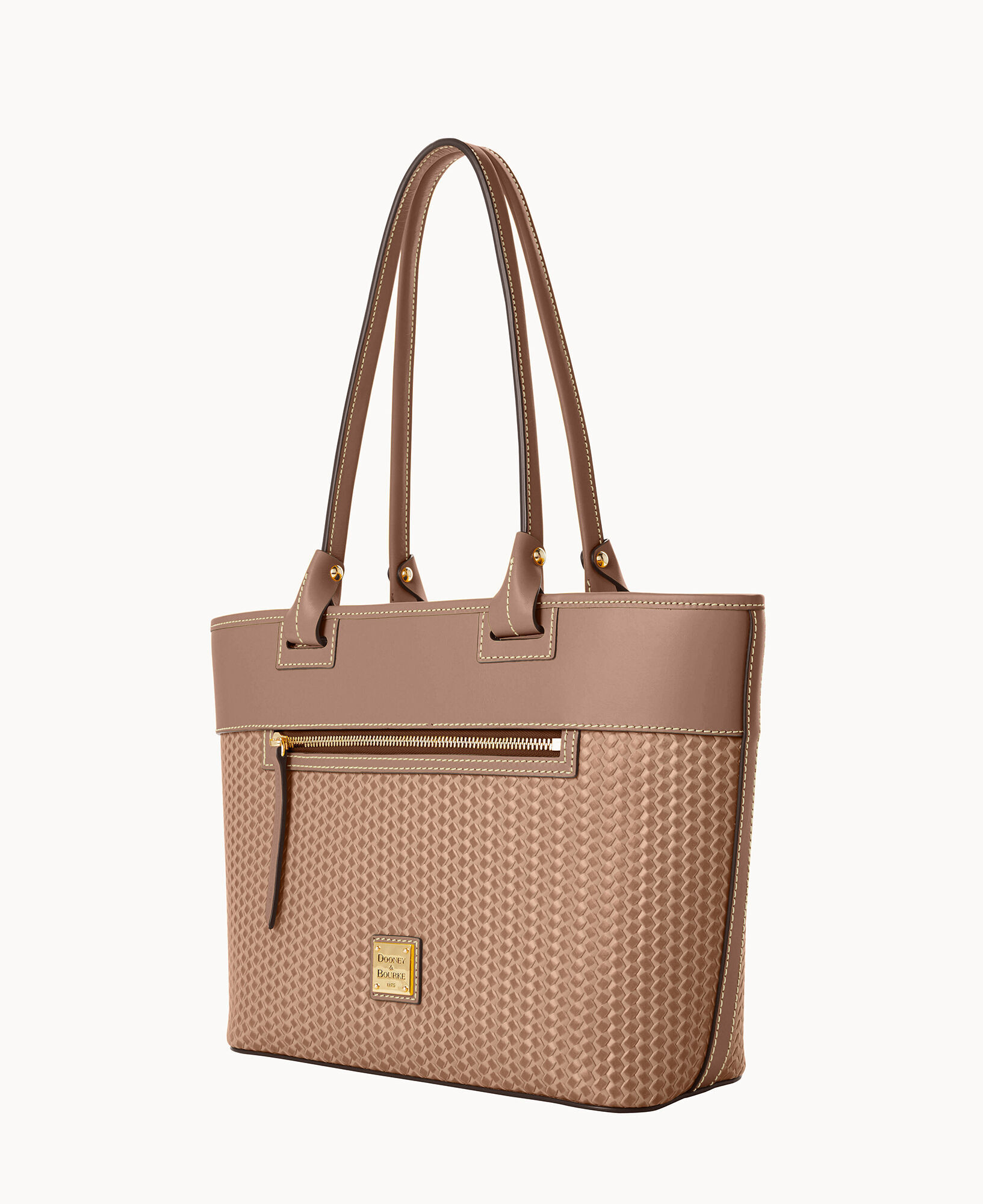 Beacon Woven Zip Tote