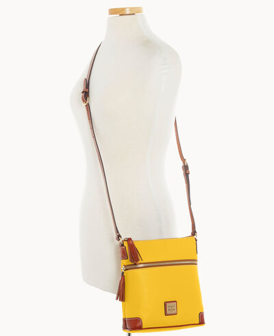 Pebble Grain Small Tassel Crossbody