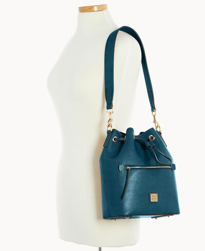 Saffiano Drawstring