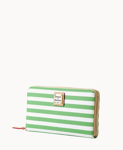 Skipper Large Zip Around Wristlet