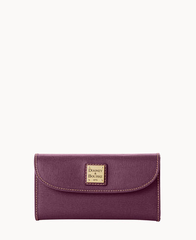 Saffiano Continental Clutch