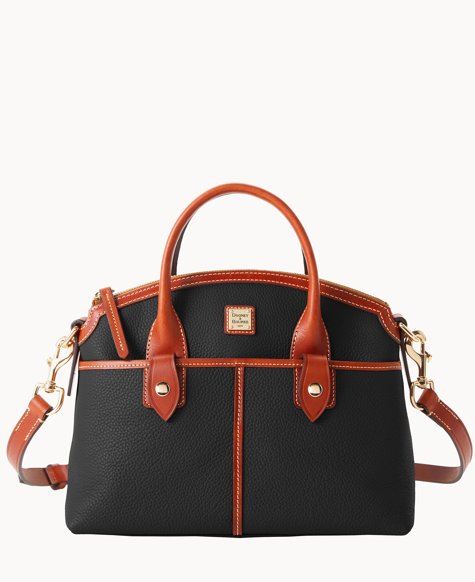 Dooney Bourke Pebble Grain Domed Satchel