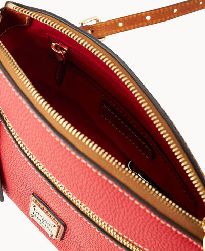 Pebble Grain Domed Crossbody
