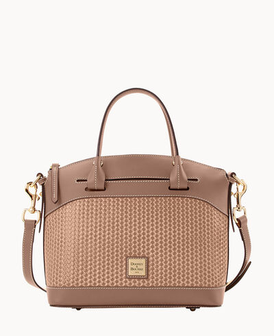 Beacon Woven Domed Satchel