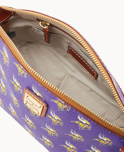 NFL Vikings Suki Crossbody Med Wristlet