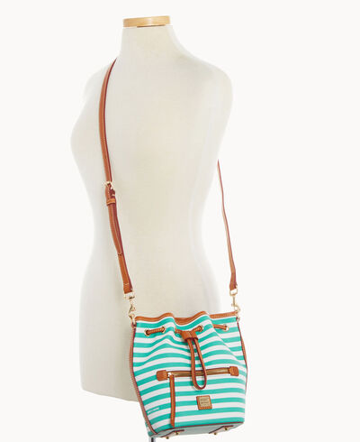 Sullivan Coated Cotton Small Drawstring Crossbody