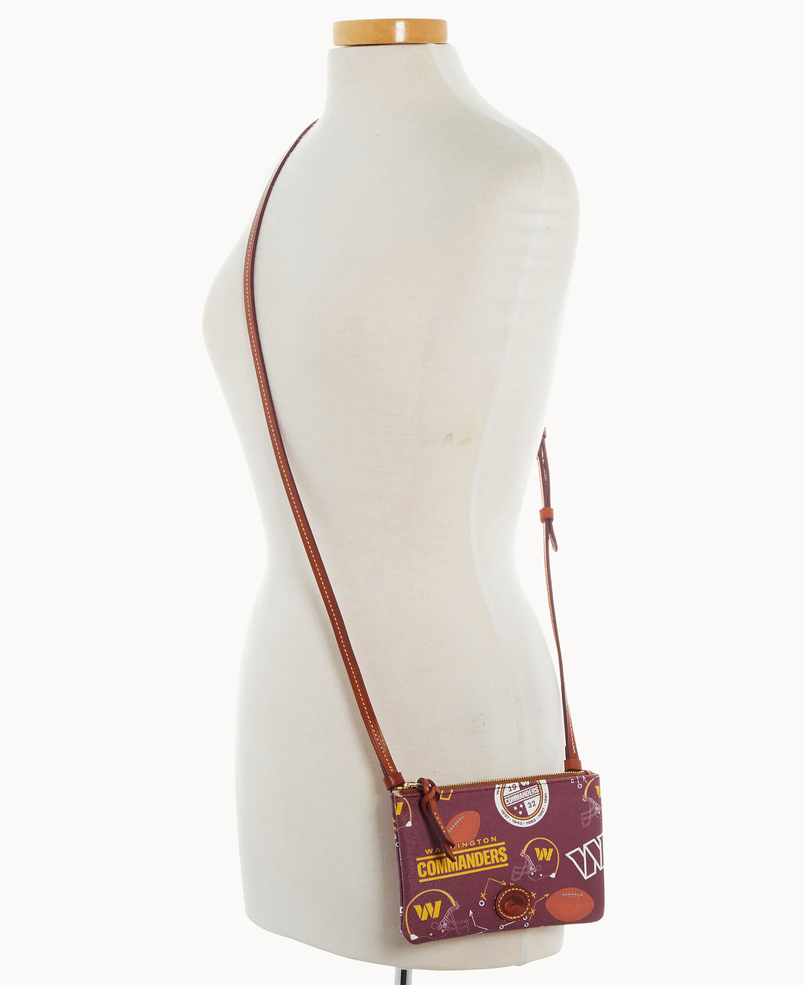 NFL Commanders Top Zip Crossbody