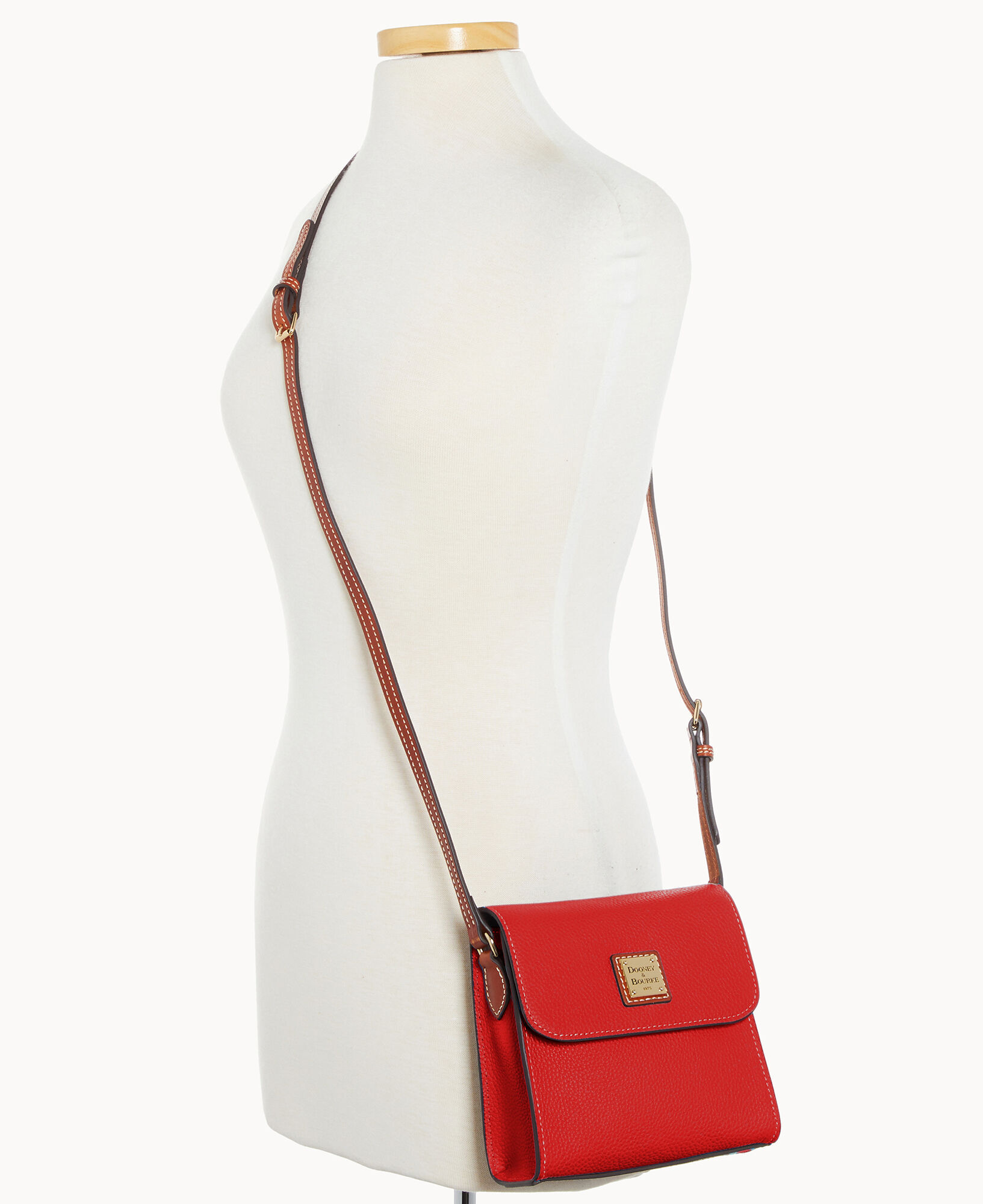 Dooney Bourke Pebble Grain Letter Carrier