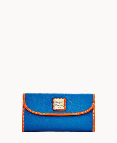 Pebble Grain Continental Clutch