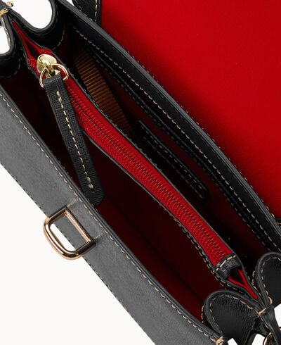 Saffiano Small Flap Crossbody