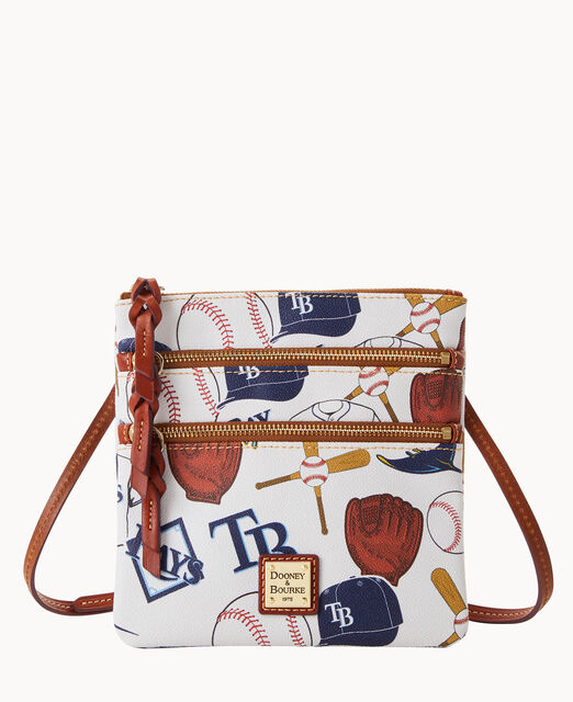 MLB Rays N S Triple Zip Crossbody