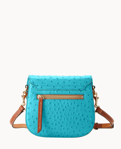 Ostrich Saddle Bag