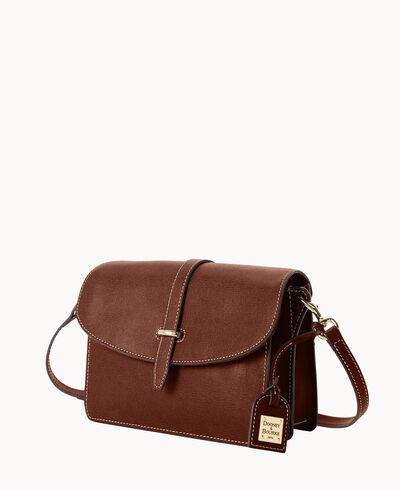 Saffiano Flap Crossbody