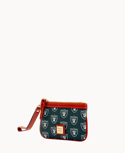 NFL Raiders Medium Wristlet