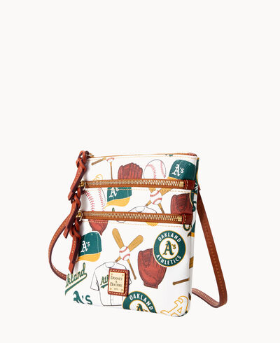 MLB Athletics N S Triple Zip Crossbody