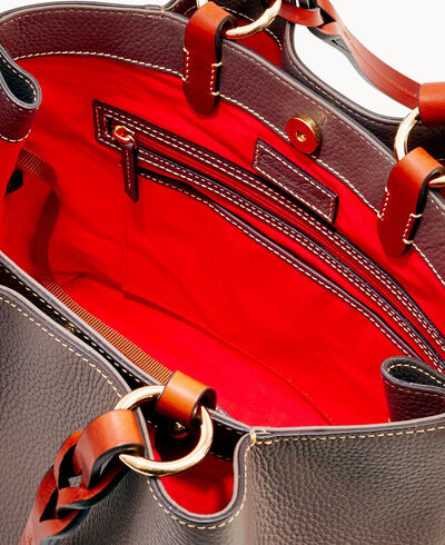 Pebble Grain Large Zip Barlow Small Coin Case