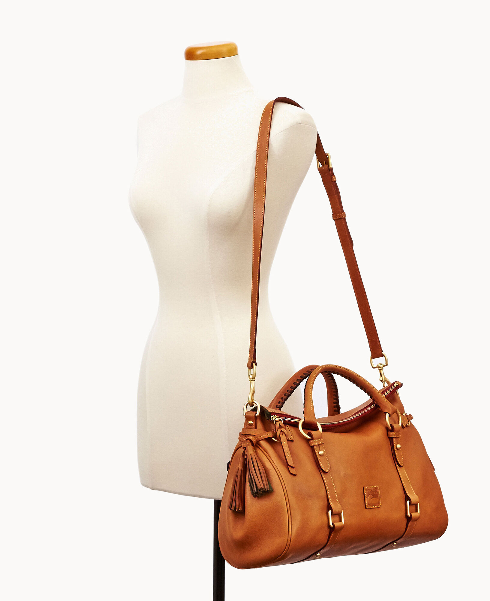 Dooney & Bourke Florentine Vachetta Leather Small Satchel - QVC.com