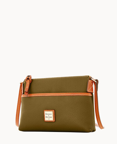 Pebble Grain Ginger Crossbody