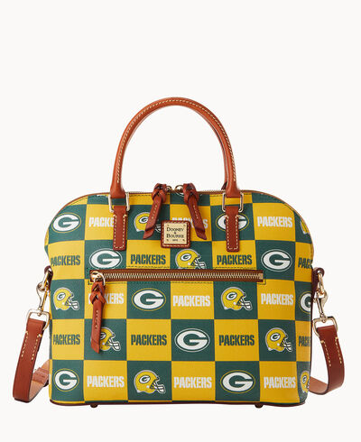 NFL Packers Domed Zip Satchel