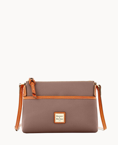 Pebble Grain Ginger Crossbody