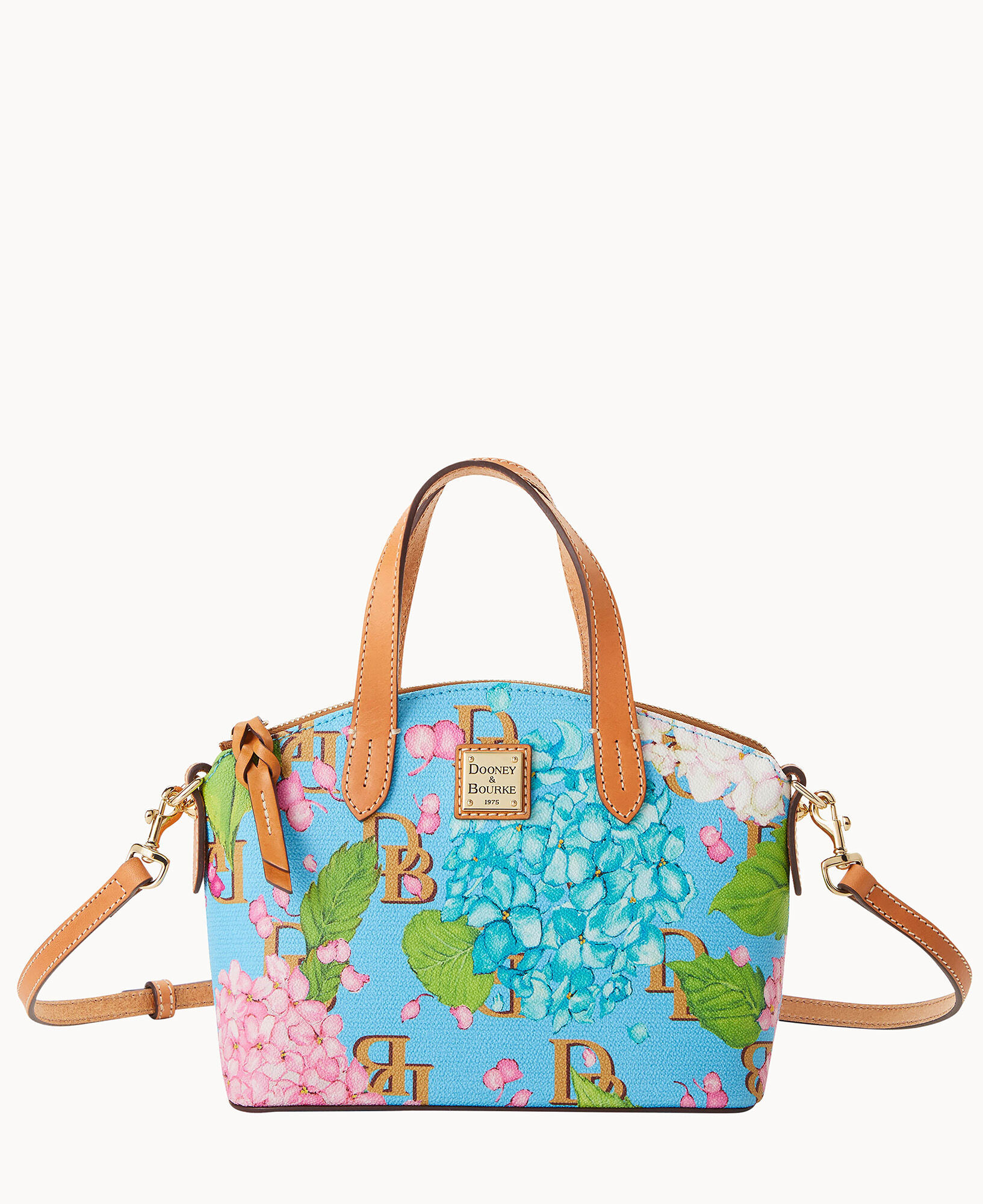 Dooney Bourke Hydrangea Monogram Ruby