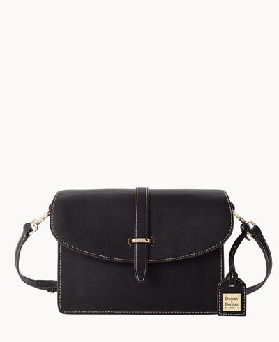 Saffiano Flap Crossbody