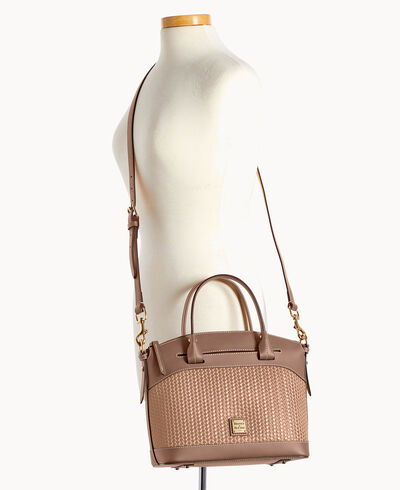 Beacon Woven Domed Satchel