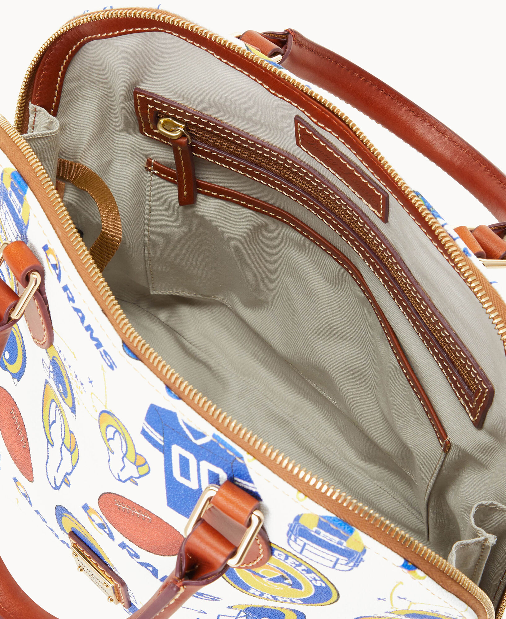 NFL Rams Zip Zip Satchel