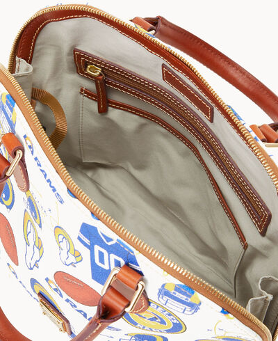 NFL Rams Zip Zip Satchel
