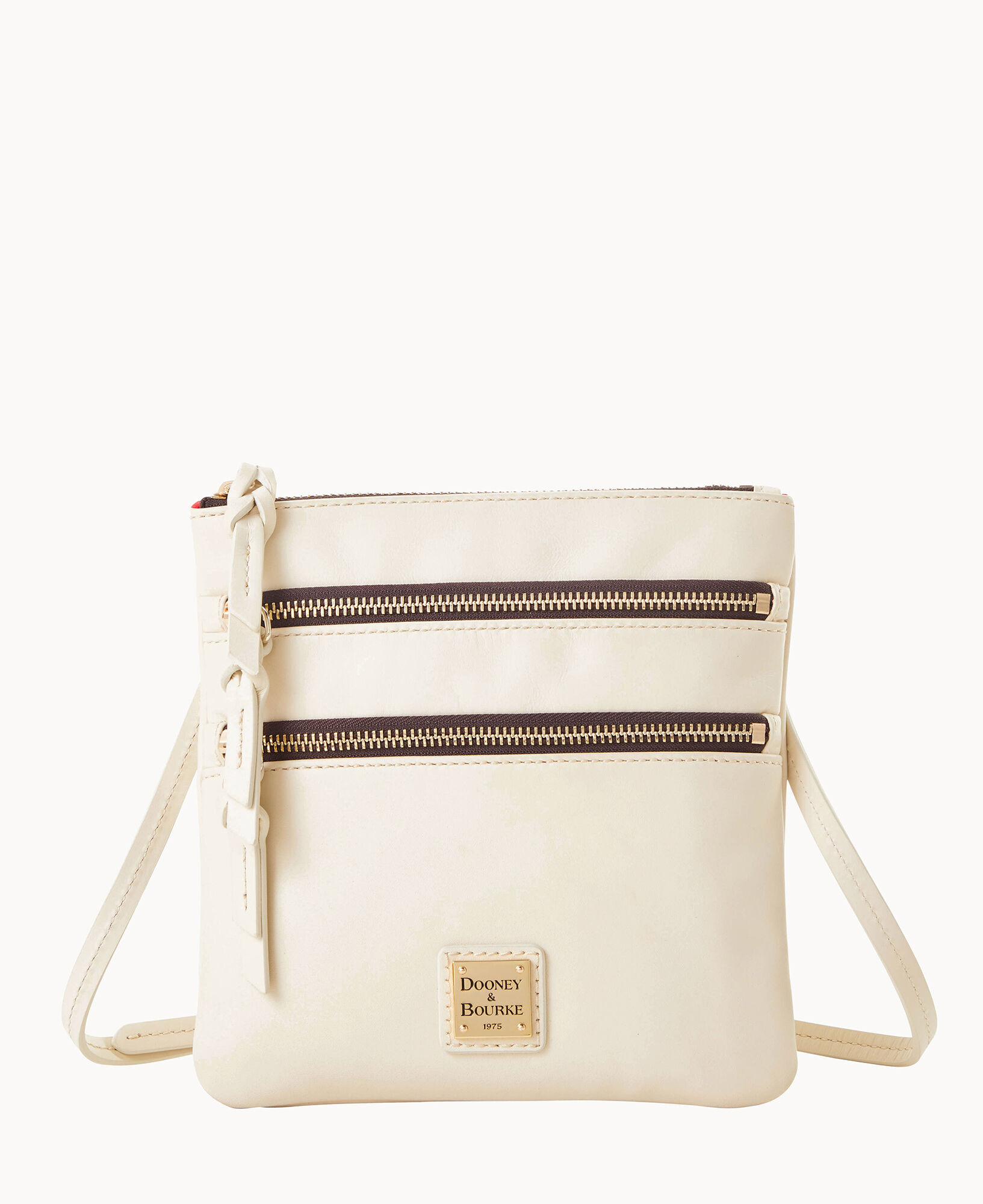 Dooney Bourke Apollo Leather Triple Zip Crossbody