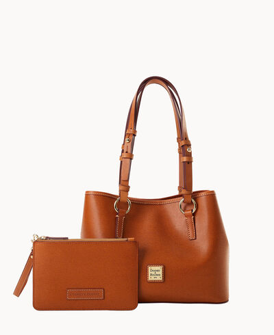 Saffiano Small Briana with Pouch