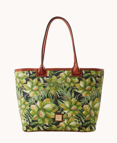 Palm Large Zip Tote