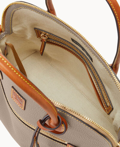 Pebble Grain Large Domed Satchel