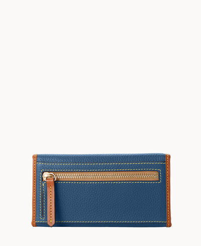 Pebble Grain Continental Clutch