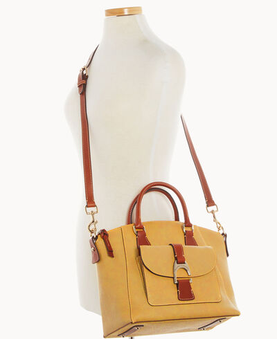 Pebble Grain Naomi Satchel