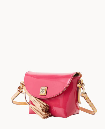 Patent Crossbody Saddle Bag