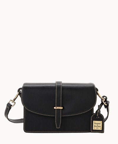 Saffiano Small Flap Crossbody