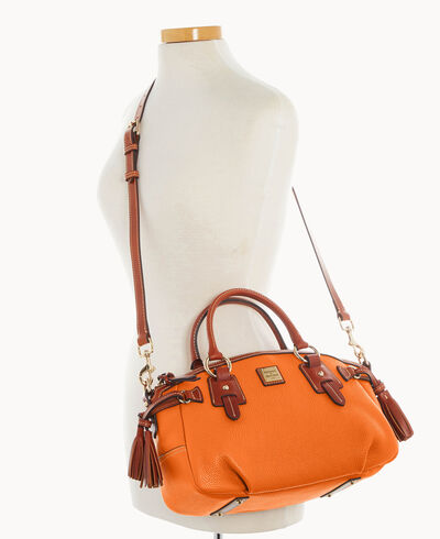 Pebble Grain Medium Mail Satchel